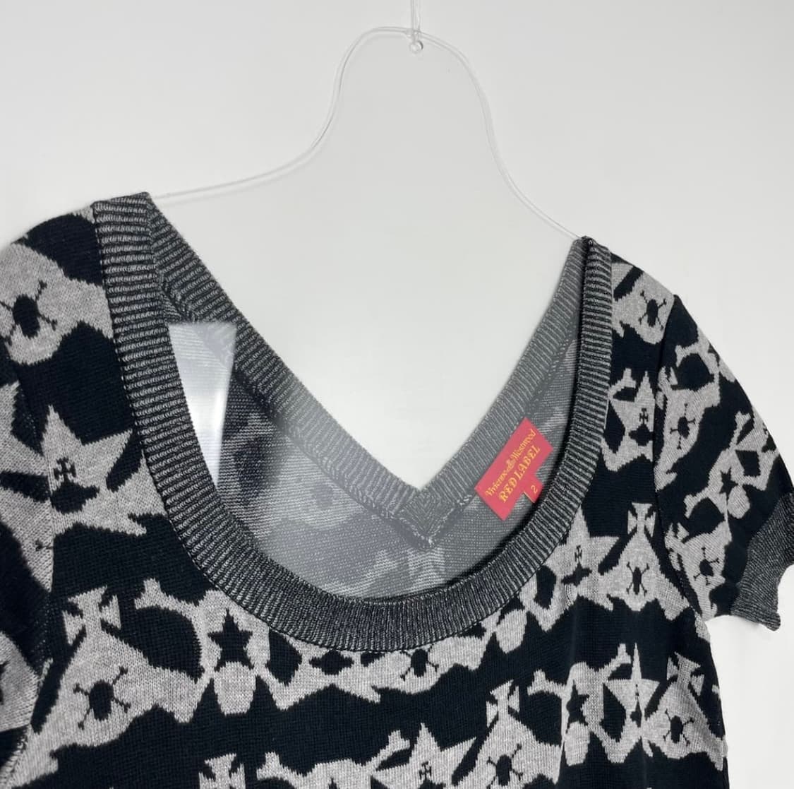 비비안웨스트우드 오브 패턴 니트 원피스 상품이미지2