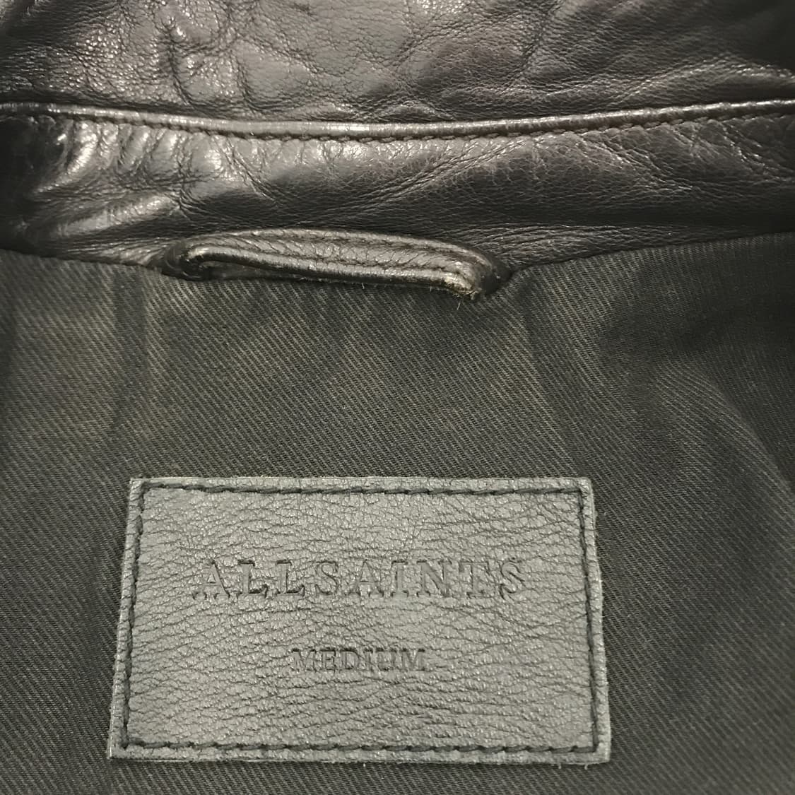 올세인츠 카하와 더블라이더 자켓 램스킨 [M] 상품이미지4