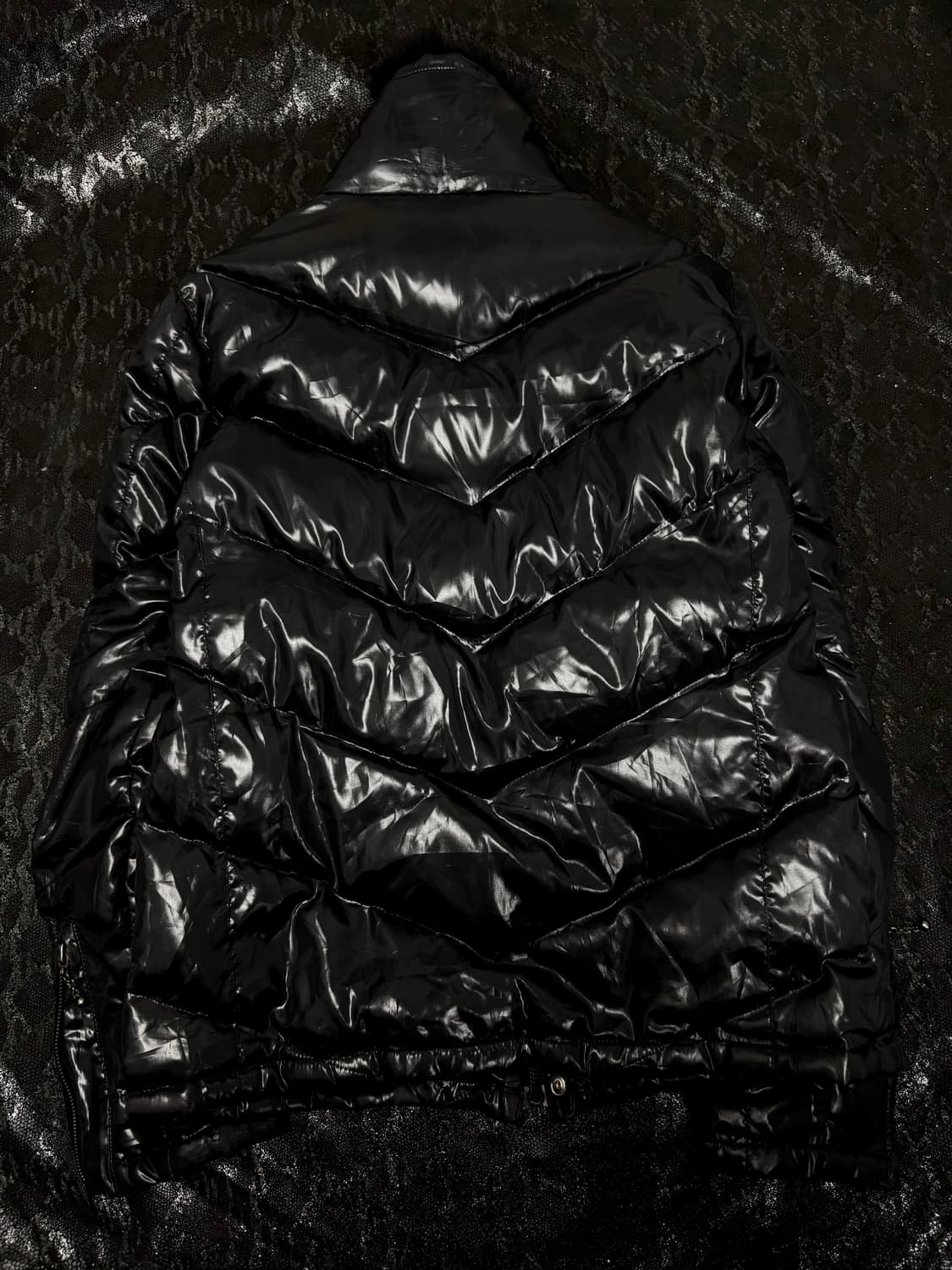 “M&s” 00’s Rare V-Kei Black Fur Trimming 상품이미지7