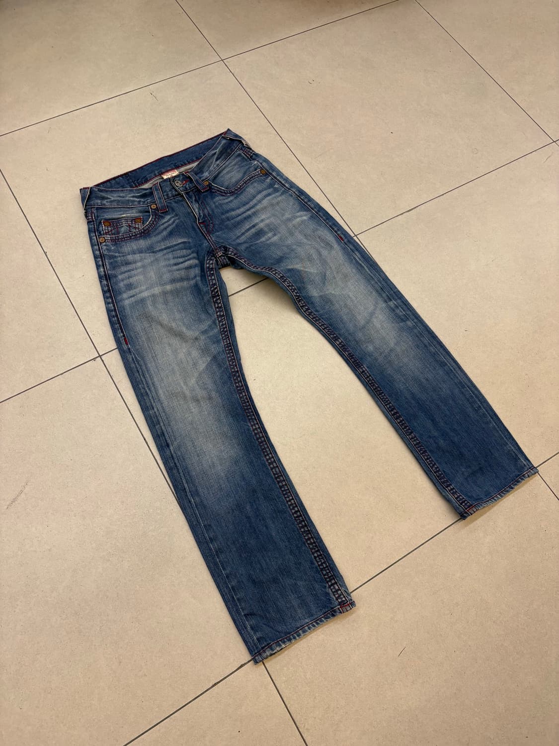 트루릴리전 월드투어 스트레이트 데님 상품이미지5