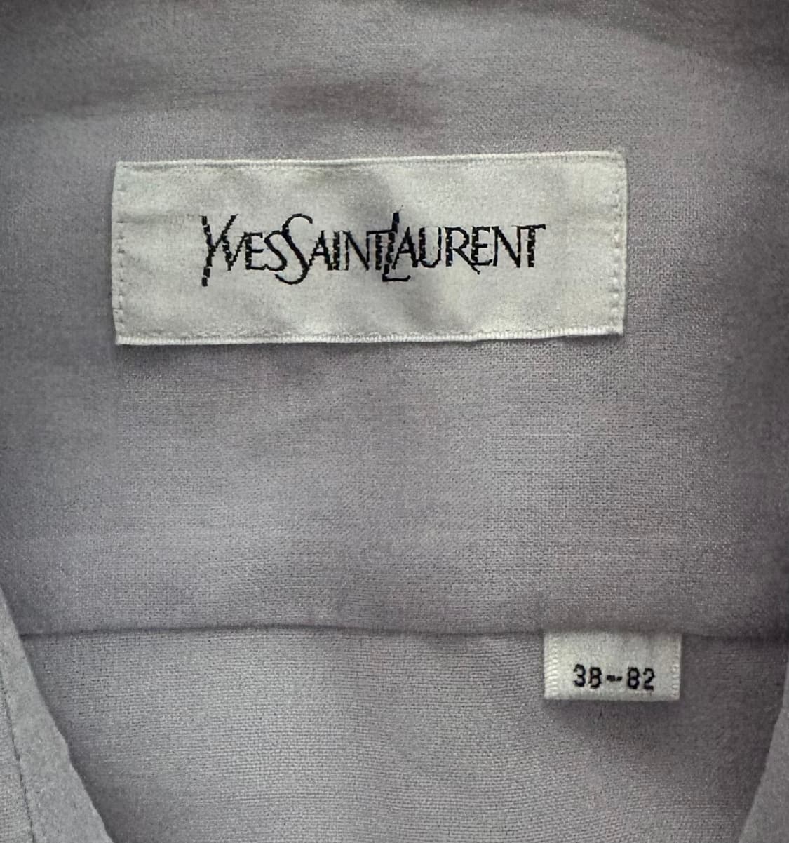YSL 입생로랑 연보라 린넨 셔츠 상품이미지5