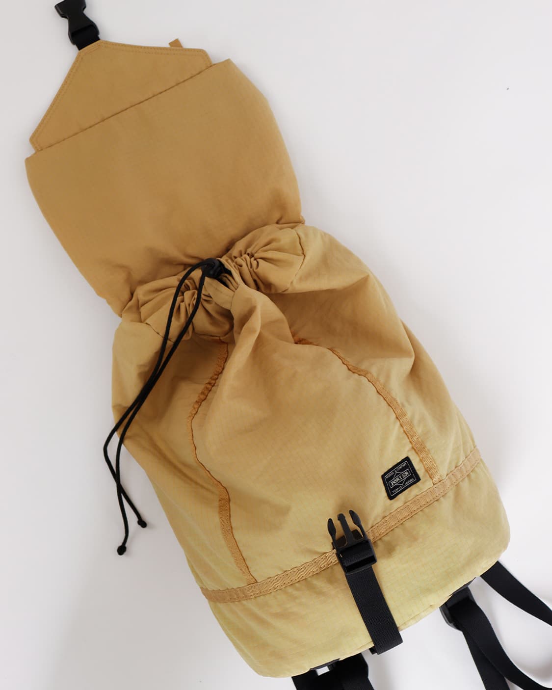 [PORTER] 옐로우컬러 립스탑 나일론 럭색 상품이미지4