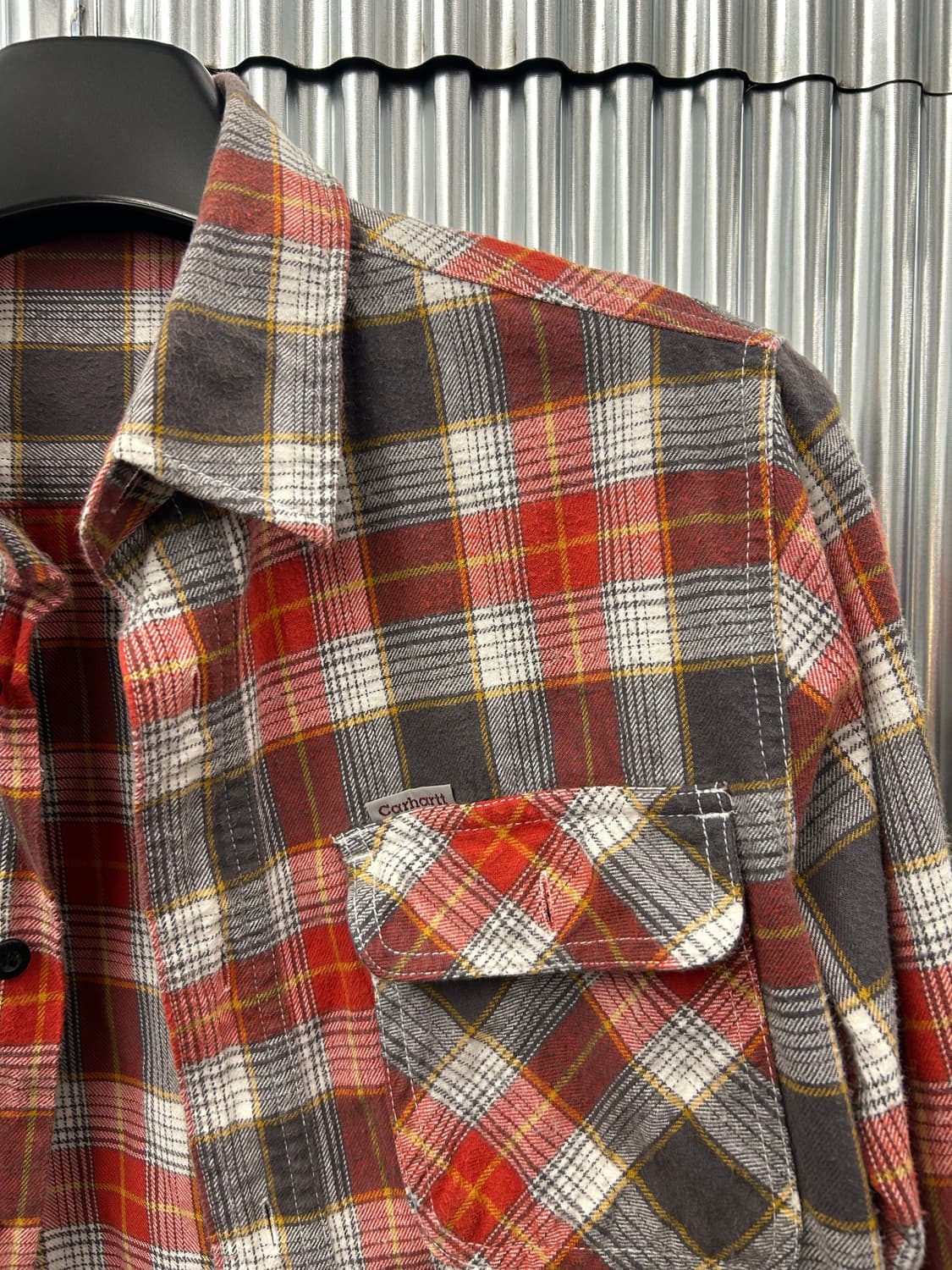Carhartt 킬하트 워크 체크 셔츠 상품이미지5
