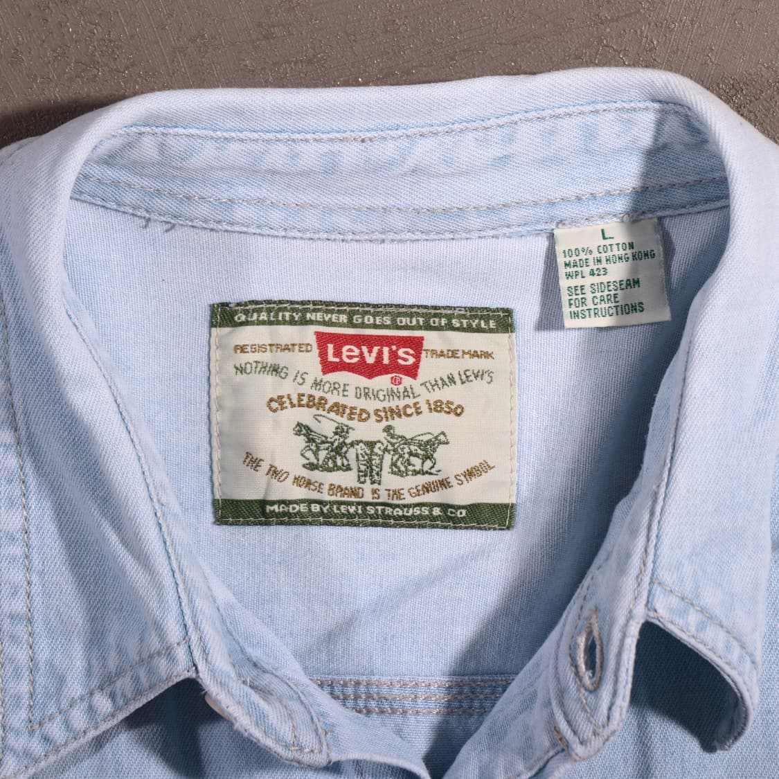 90s 리바이스 데님셔츠 상품이미지4