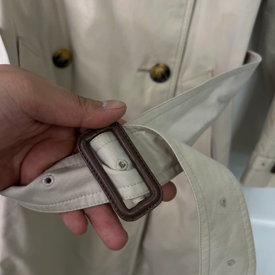 95 버버리 벨티드 트렌치 코트 상품이미지6