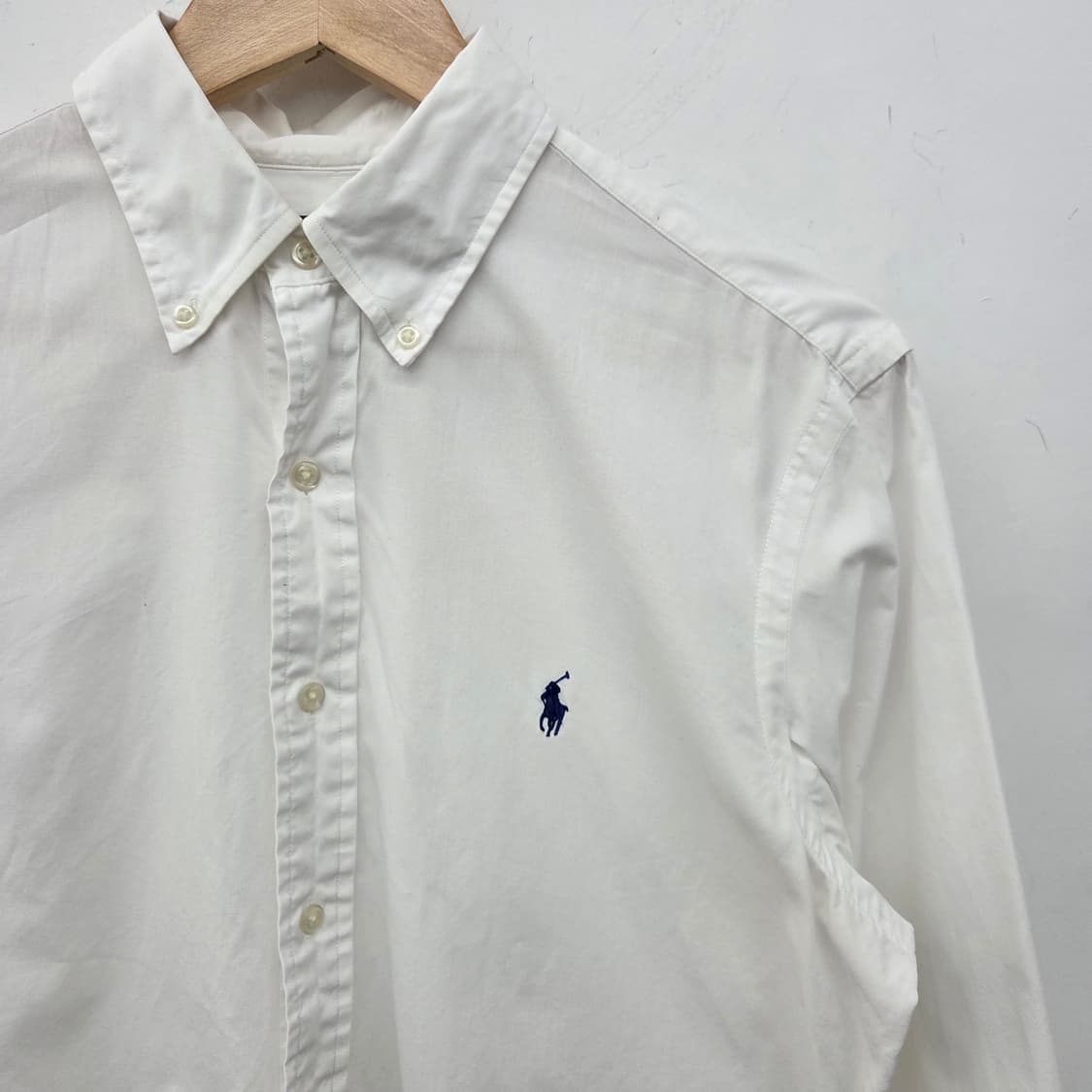 폴로 랄프로렌 화이트 셔츠 남방 남m 상품이미지3