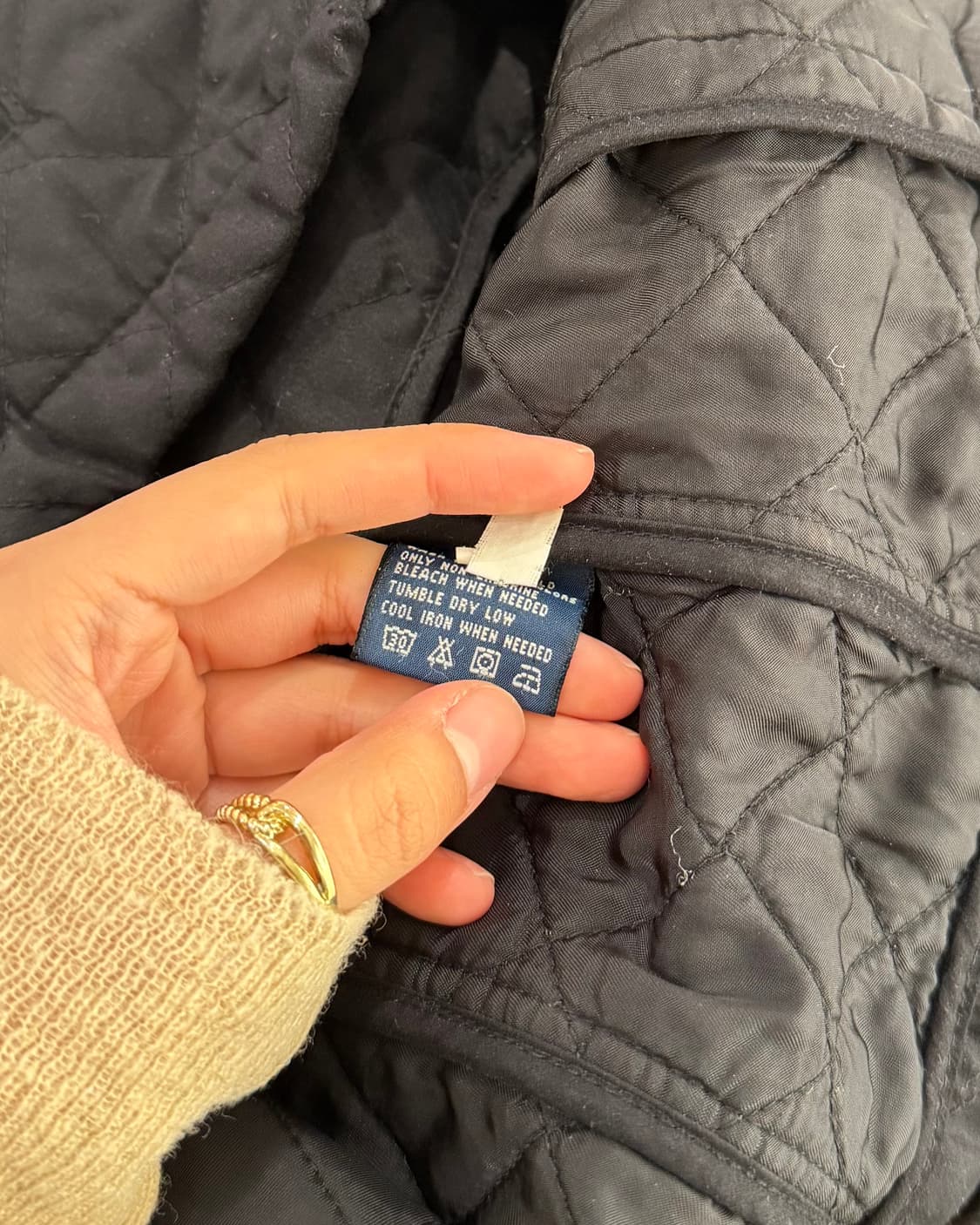 랄프 로렌 블랙 퀼팅 싱글 버튼 자켓 상품이미지10