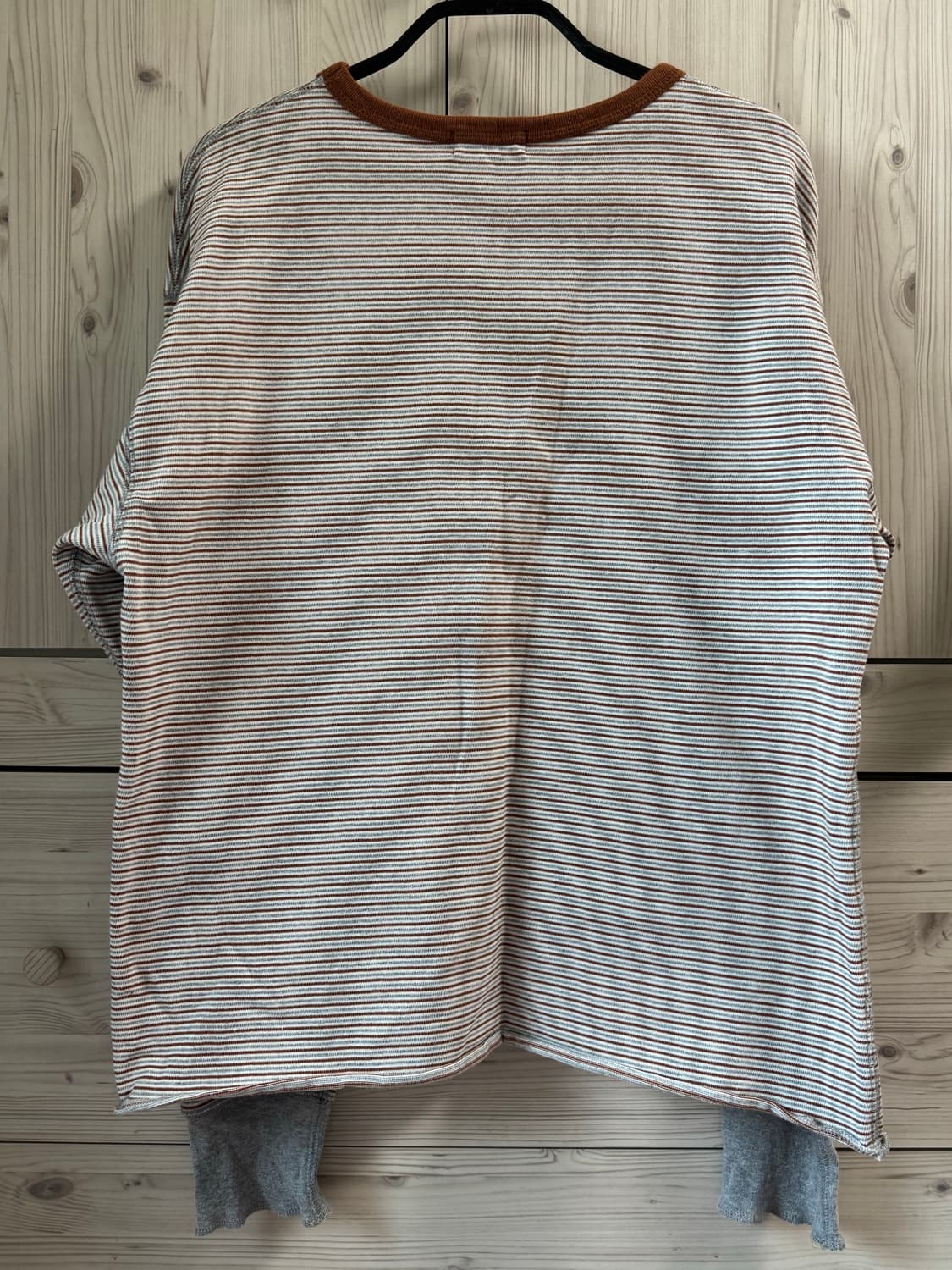 앤니즈 스트라이프 루즈 롱슬리브 브라운 상품이미지6