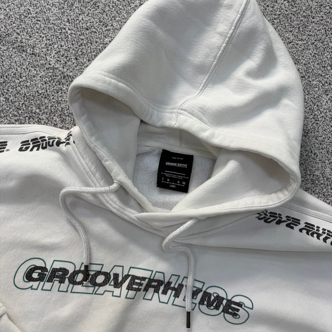 L 그루브라임 빅로고 기모 후드티 0305J 상품이미지2