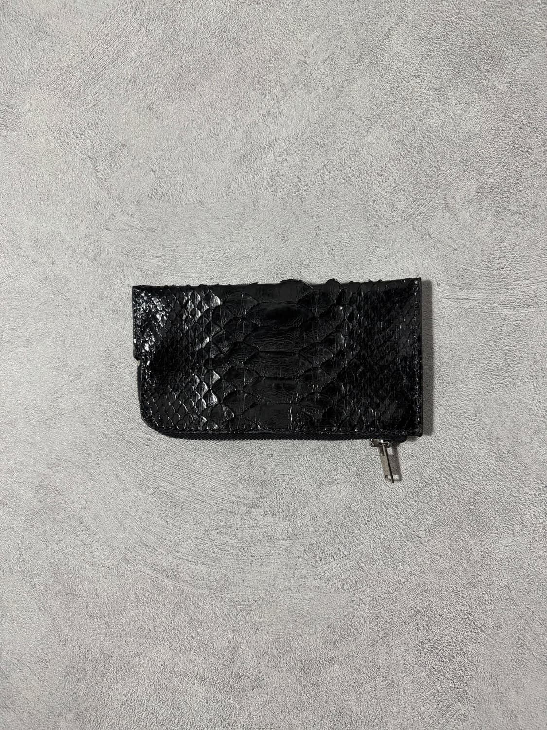 Rick Owens Python Leather Zip Wallet 상품이미지3