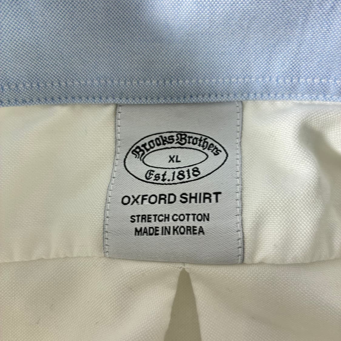 Brooksbrothers  브룩스브라더 코튼 논아이론 버튼다운 셔츠 상품이미지4