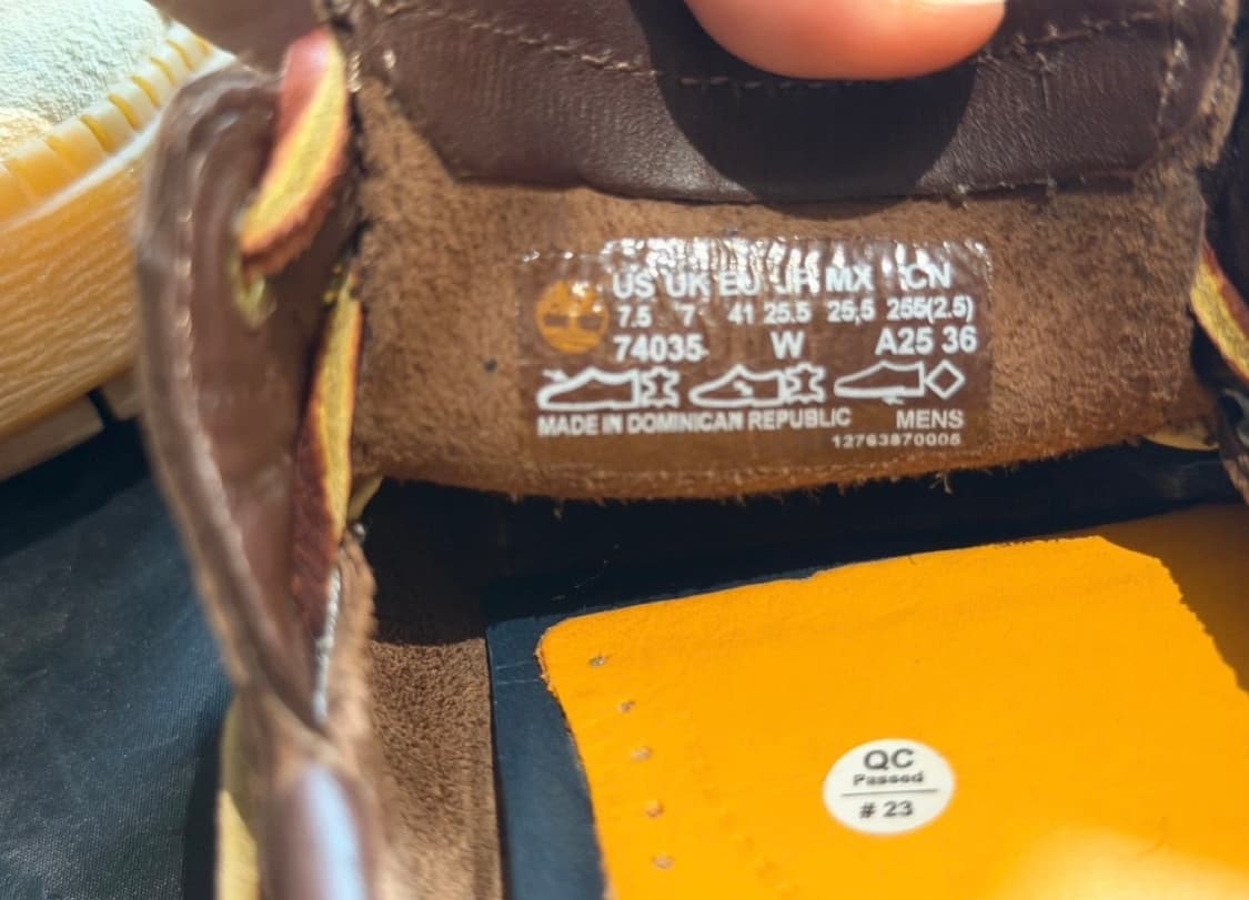 팀버랜드 보트슈즈 255 260 상품이미지2