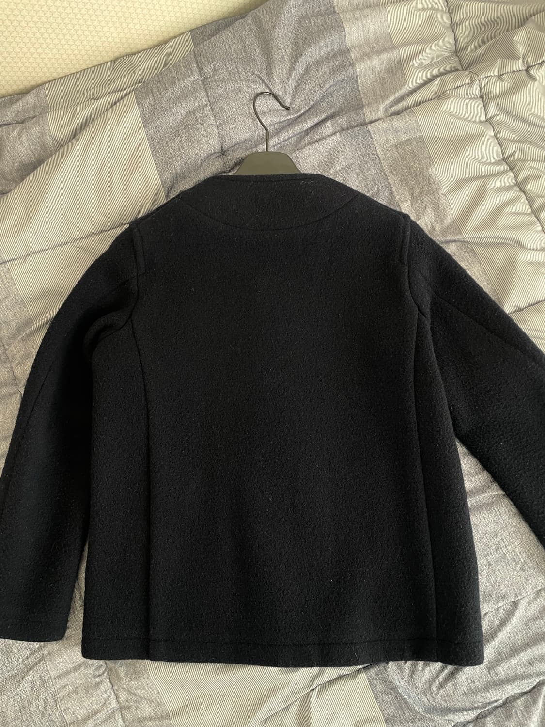 단톤 울 모사 카라리스 (노카라)자켓 여성 36사이즈 상품이미지3