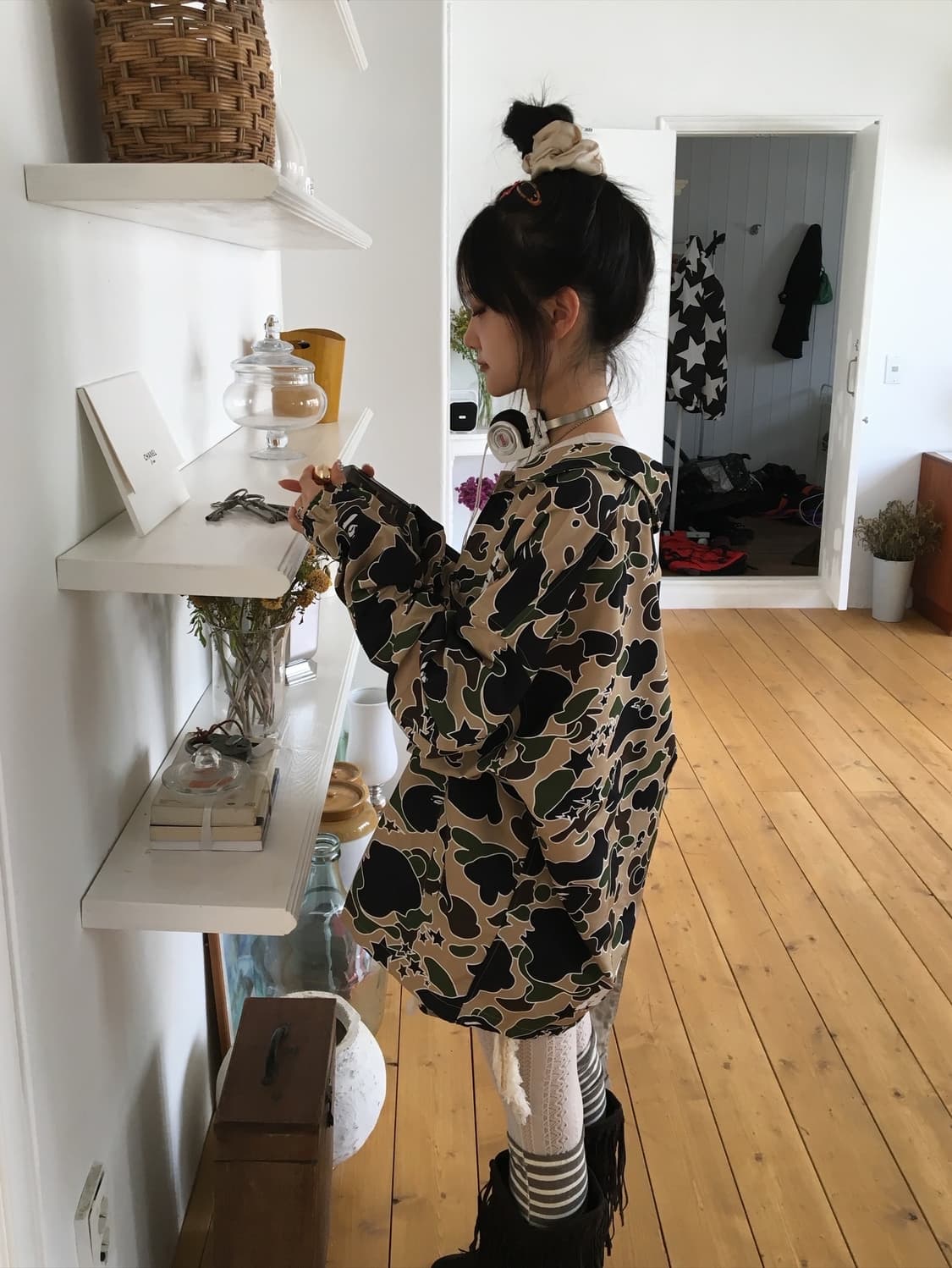 베이프 황계 스타 카모 자켓 상품이미지4