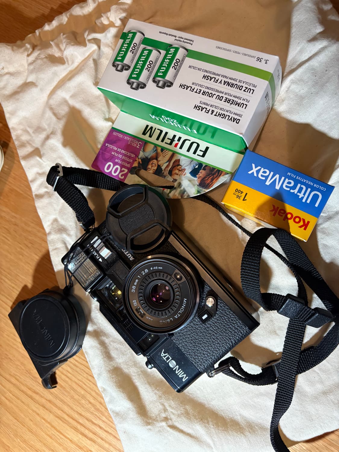 미놀타 하이매틱 af-d + 필름 4개 상품이미지2