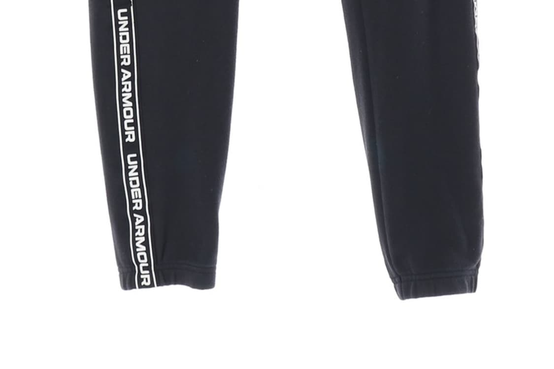 언더아머 사이드 테이핑 로고 블랙 조거 팬츠 M 상품이미지5