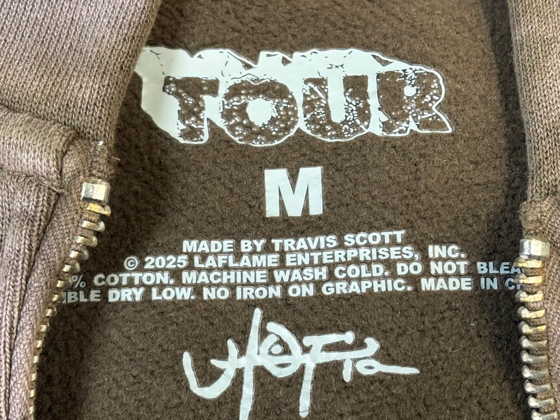 [M] 트래비스 스캇 서커스 막시무스 투어 25 공식 머천 후드 상품이미지4