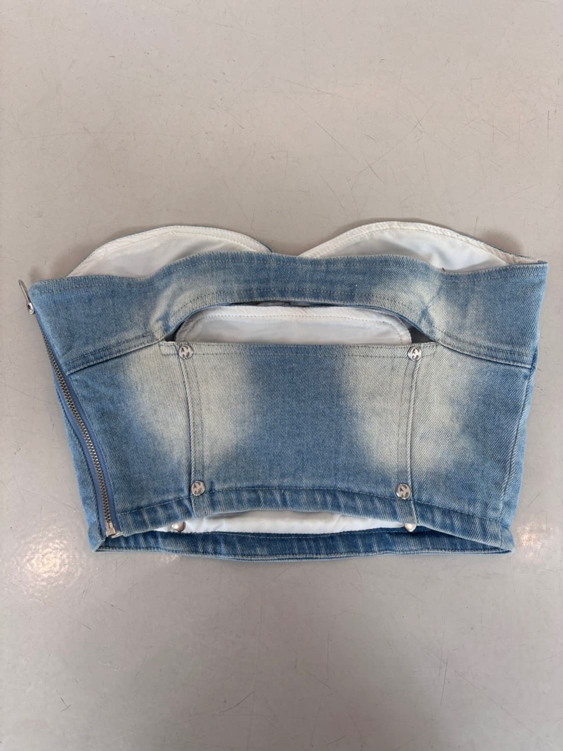 (New)weird Market Denim Top 상품이미지5