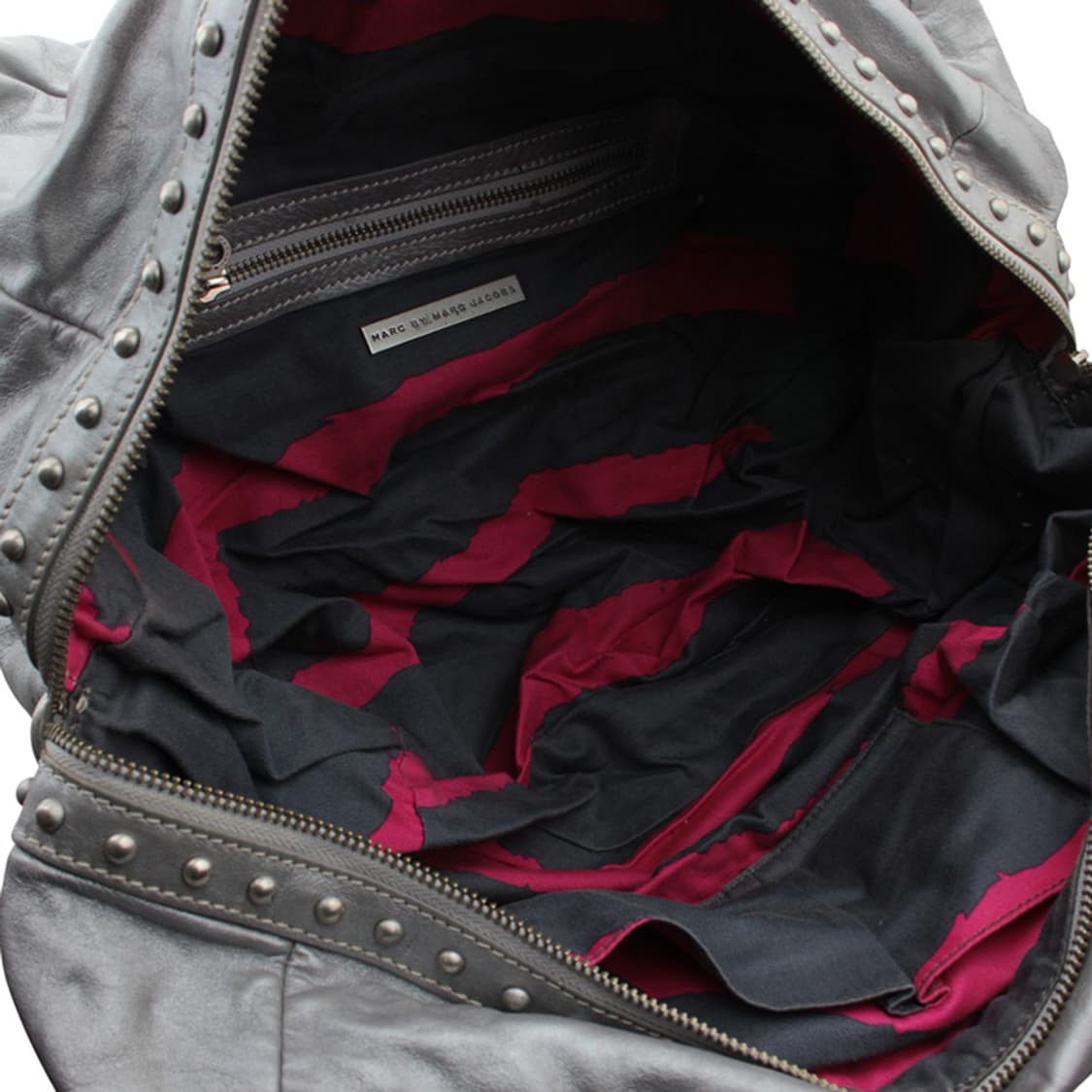 마크 바이 마크 실버 레더 빅 토트백 상품이미지5