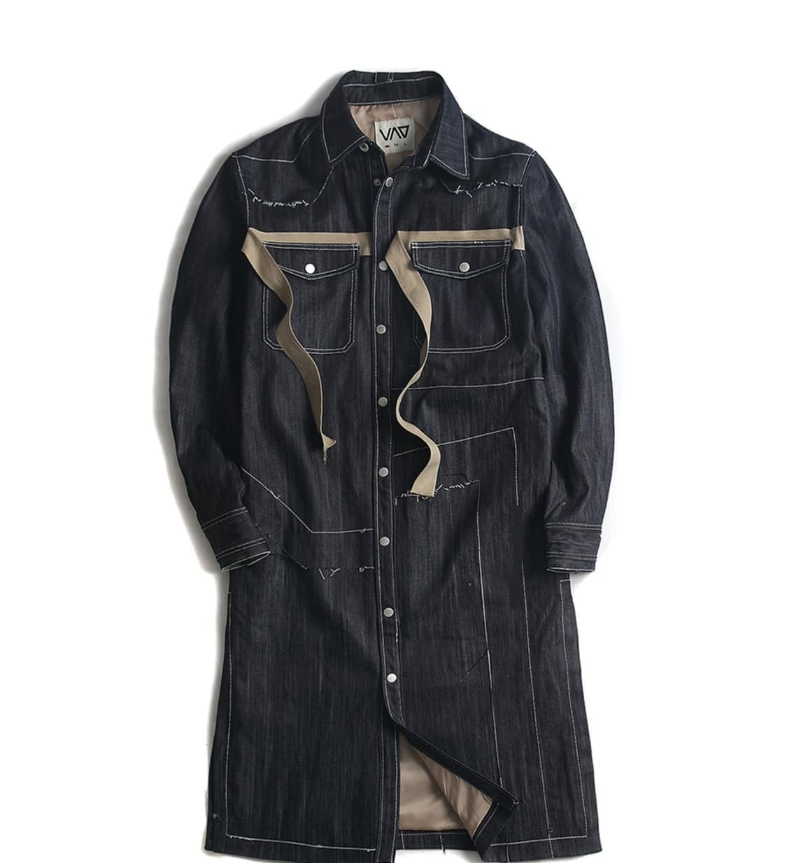 VAO 플래핑 롱 생지데님 자켓 상품이미지2
