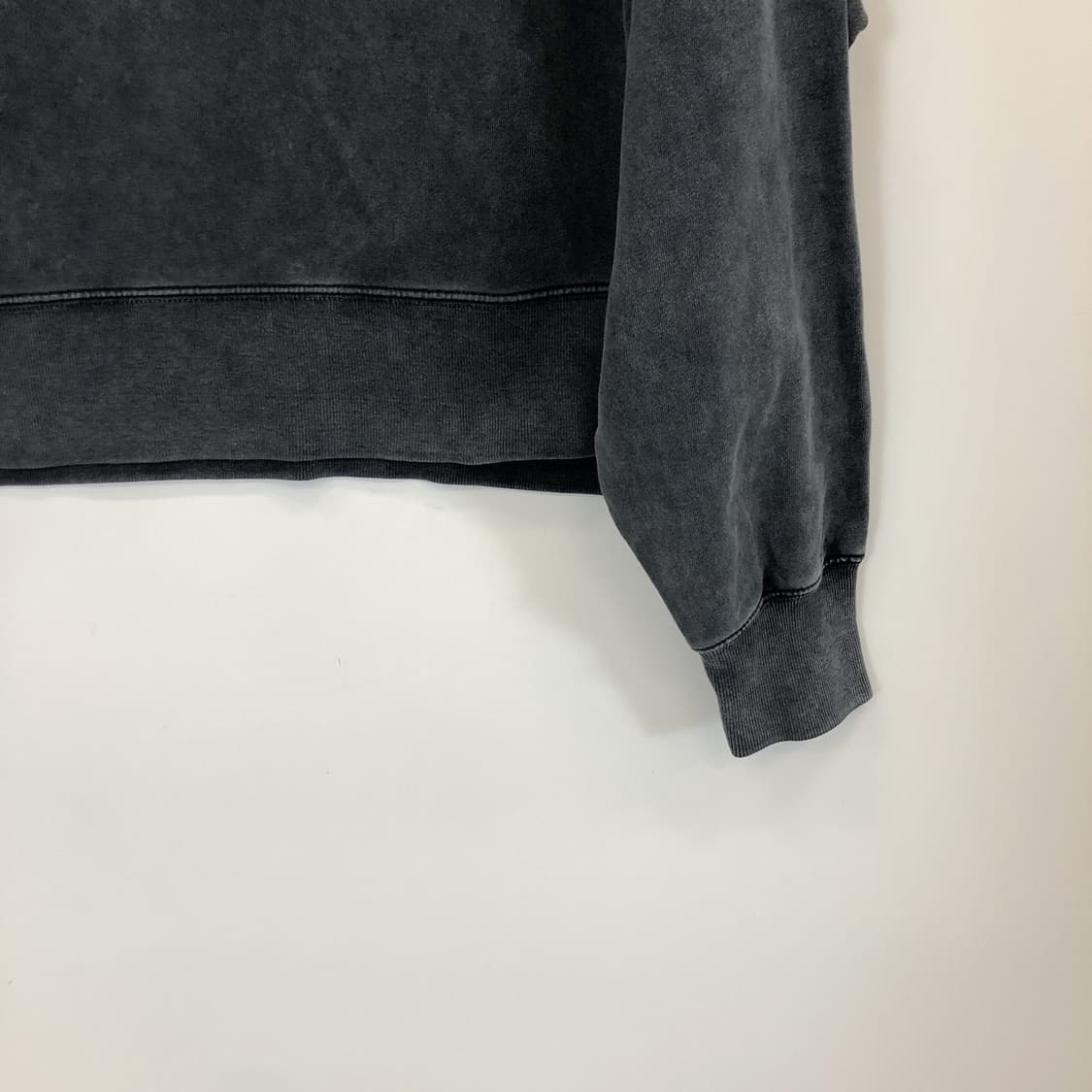 올세인츠 피그먼트 워시드 크롭맨투맨 S 상품이미지3