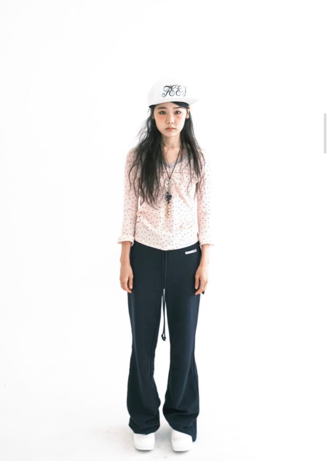 샵페어리 mini heart lace top (light pink) 상품이미지2