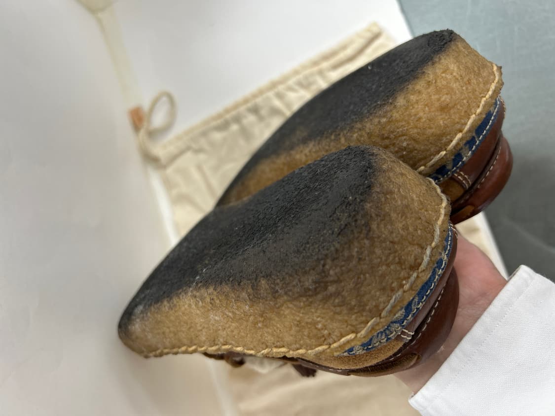 비즈빔 visvim 아일랜드 스웨이드 테슬 슬리퍼 9 상품이미지7