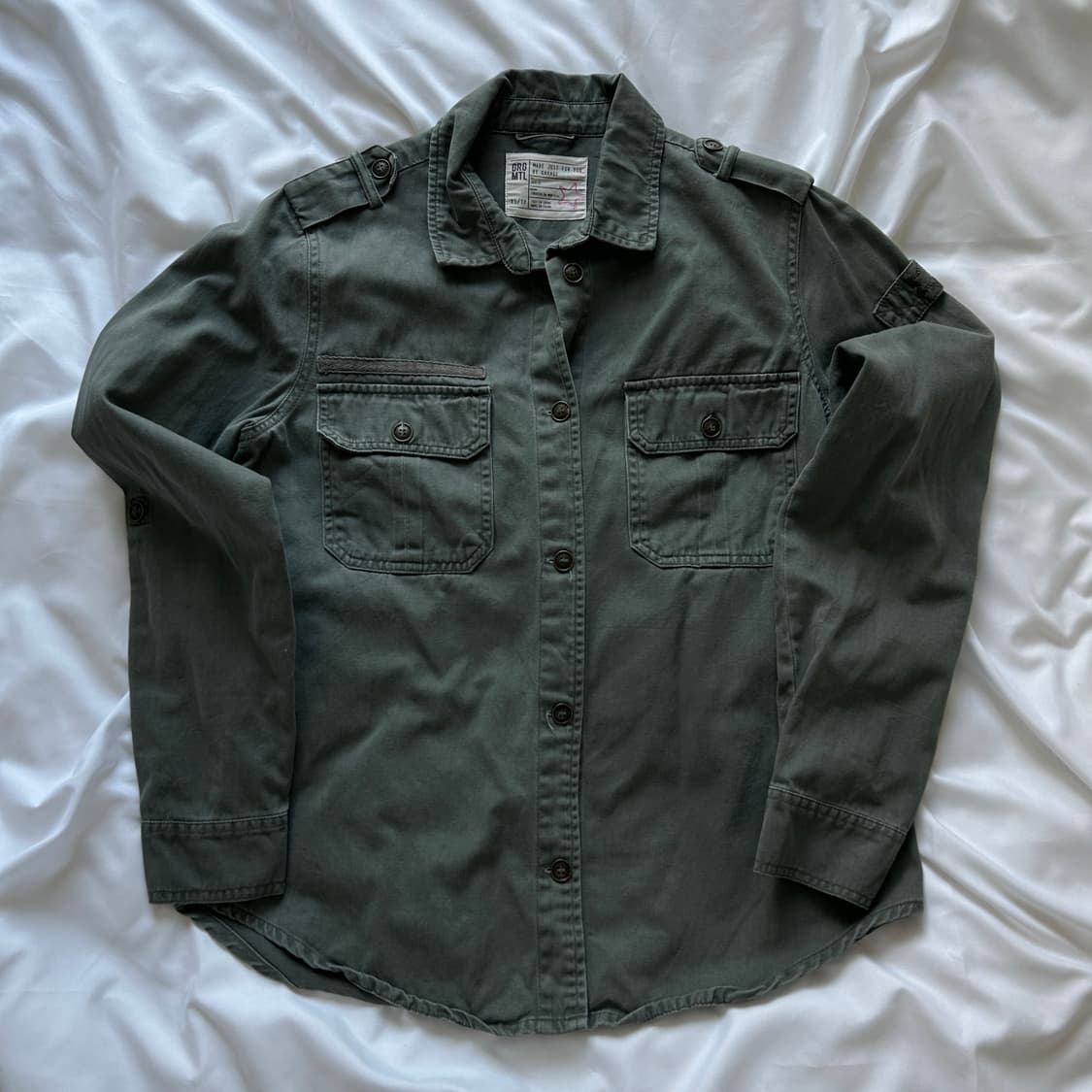 빈티지 코튼 긴팔 셔츠 상품이미지5