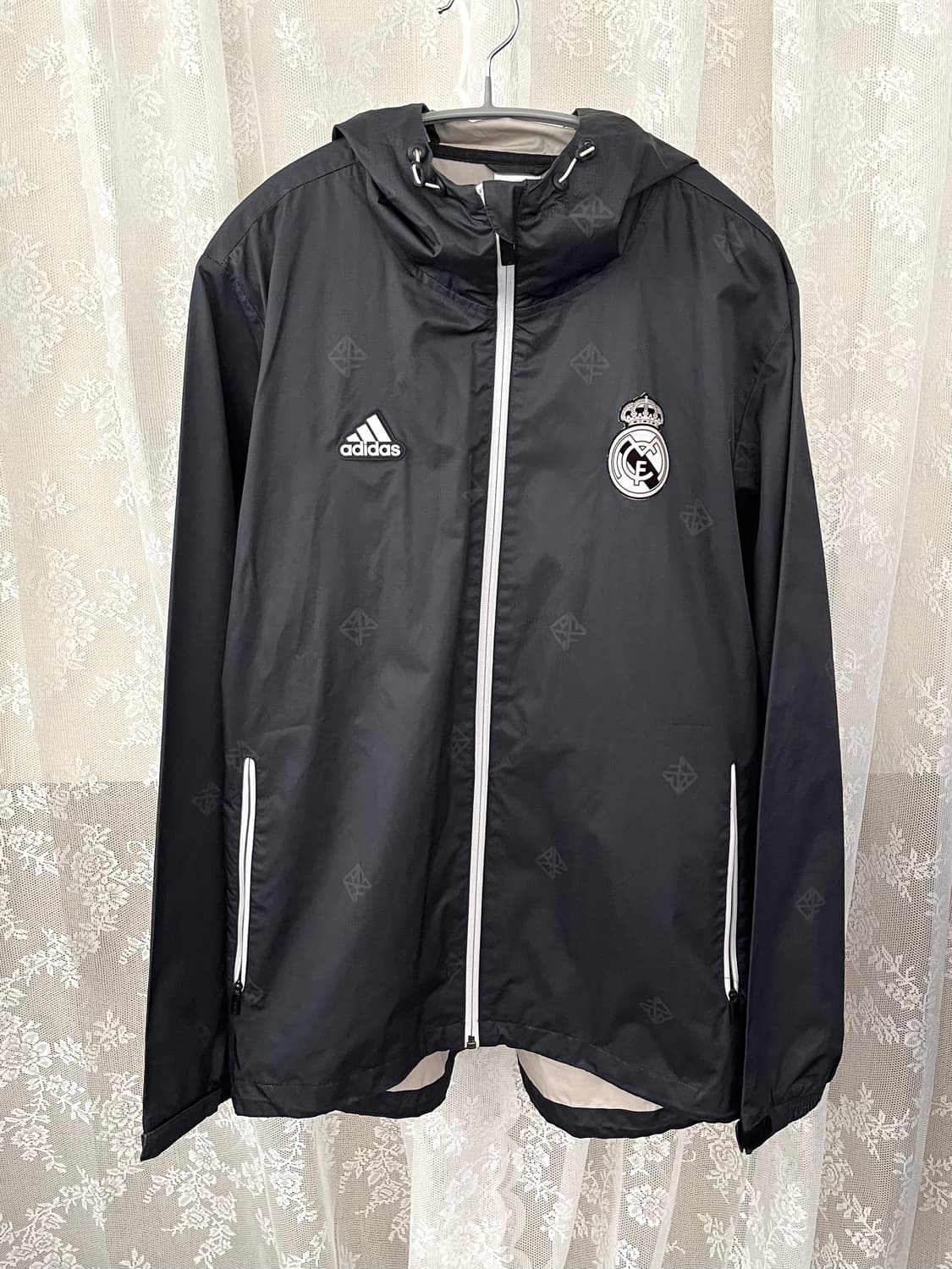105) 아디다스 레알마드리드 바람막이 LT 올오버프린트 자켓 상품이미지1