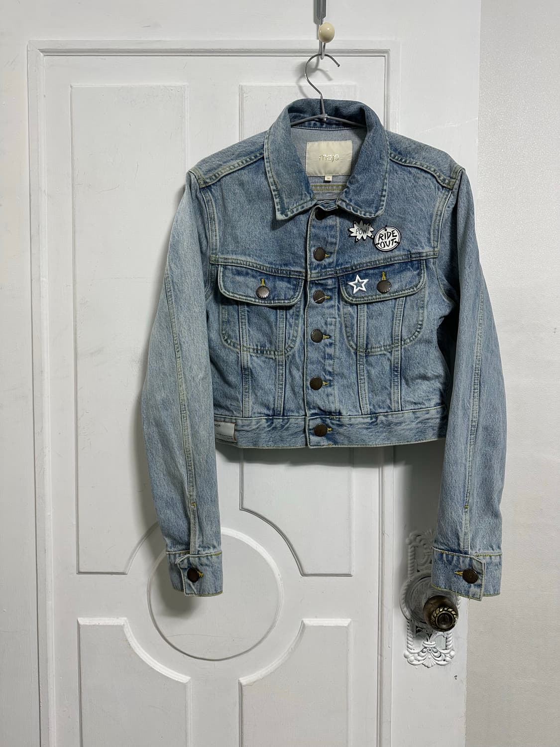 마쥬 디테일 데님 자켓 상품이미지1