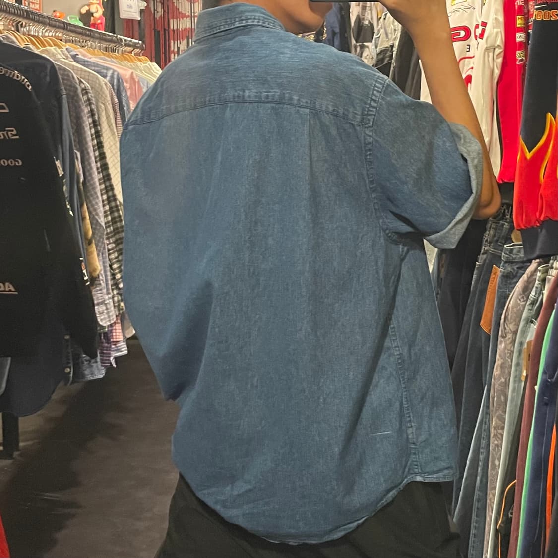 [IM] carhartt 칼하트 진청 데님 반팔셔츠 상품이미지5