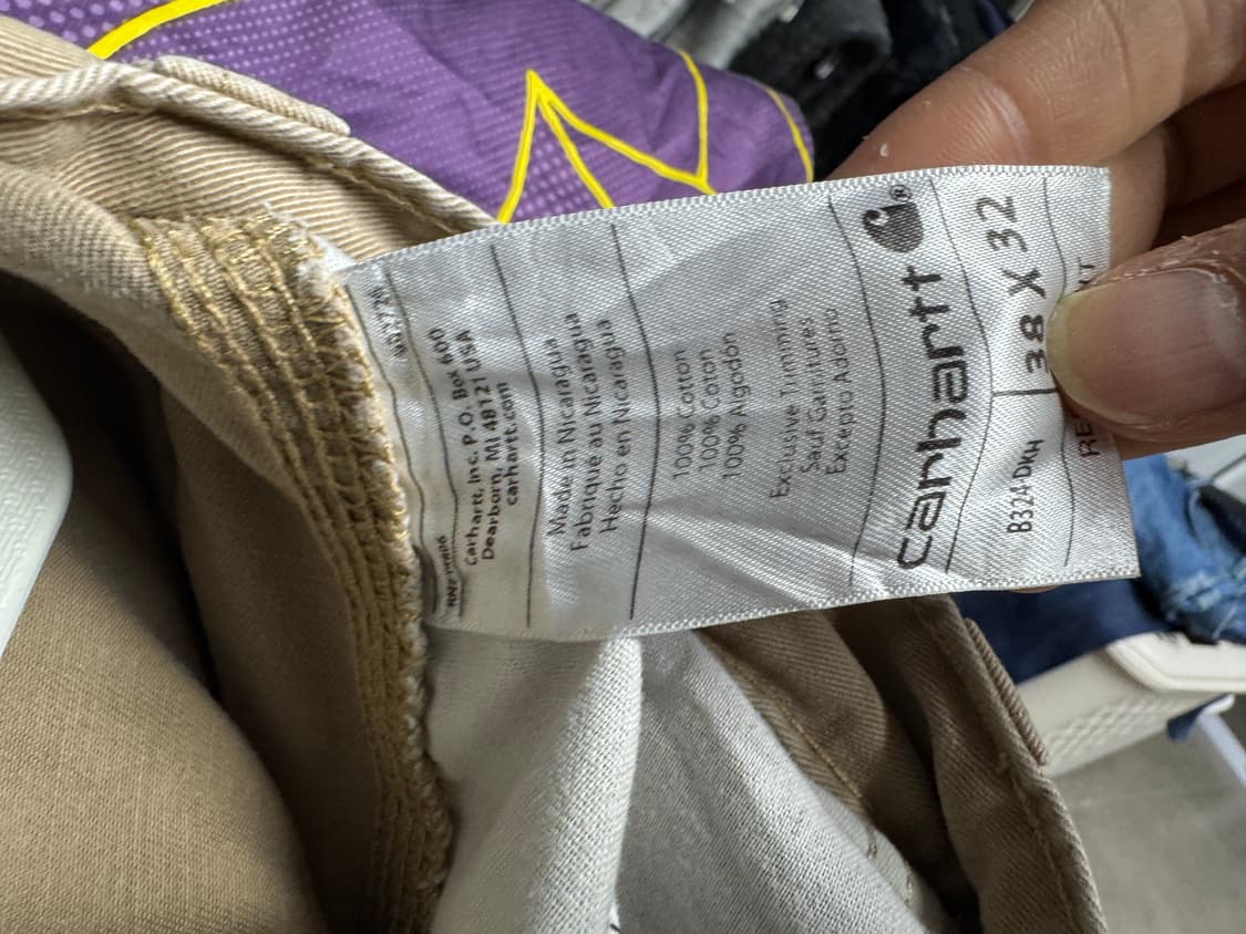 [38x32] 칼하트 B324 릴렉스드 핏 유틸리티 팬츠 상품이미지10