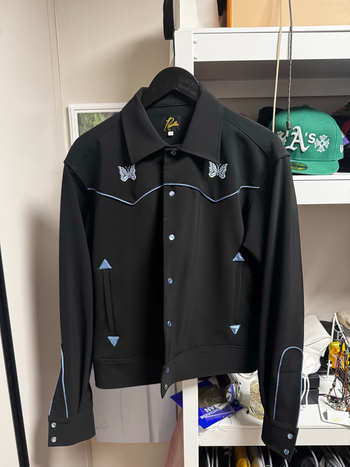 니들스 카우보이 버터플라이 자켓 블랙 S 상품이미지1