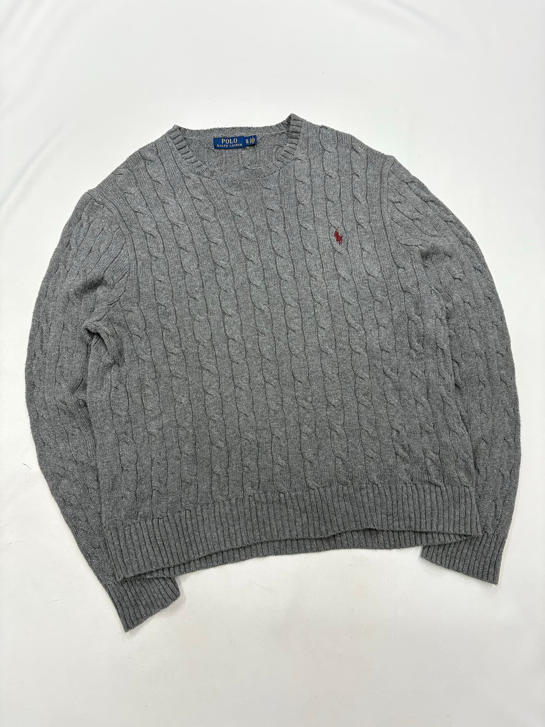 폴로 랄프로렌 그레이 케이블 니트 상품이미지3
