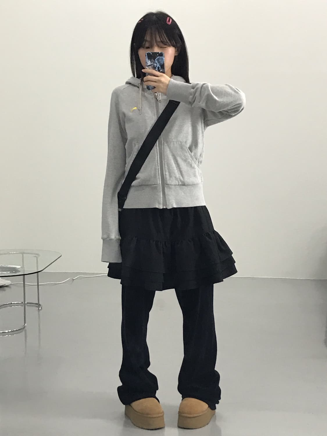 Puma Gray Zip Up Hoodies 상품이미지2