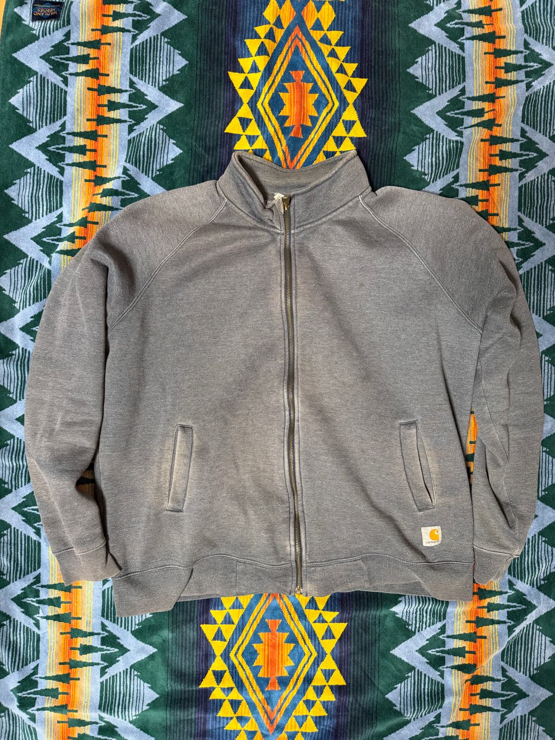 VTG Carhartt Faded  zipup sweat xxl 상품이미지1