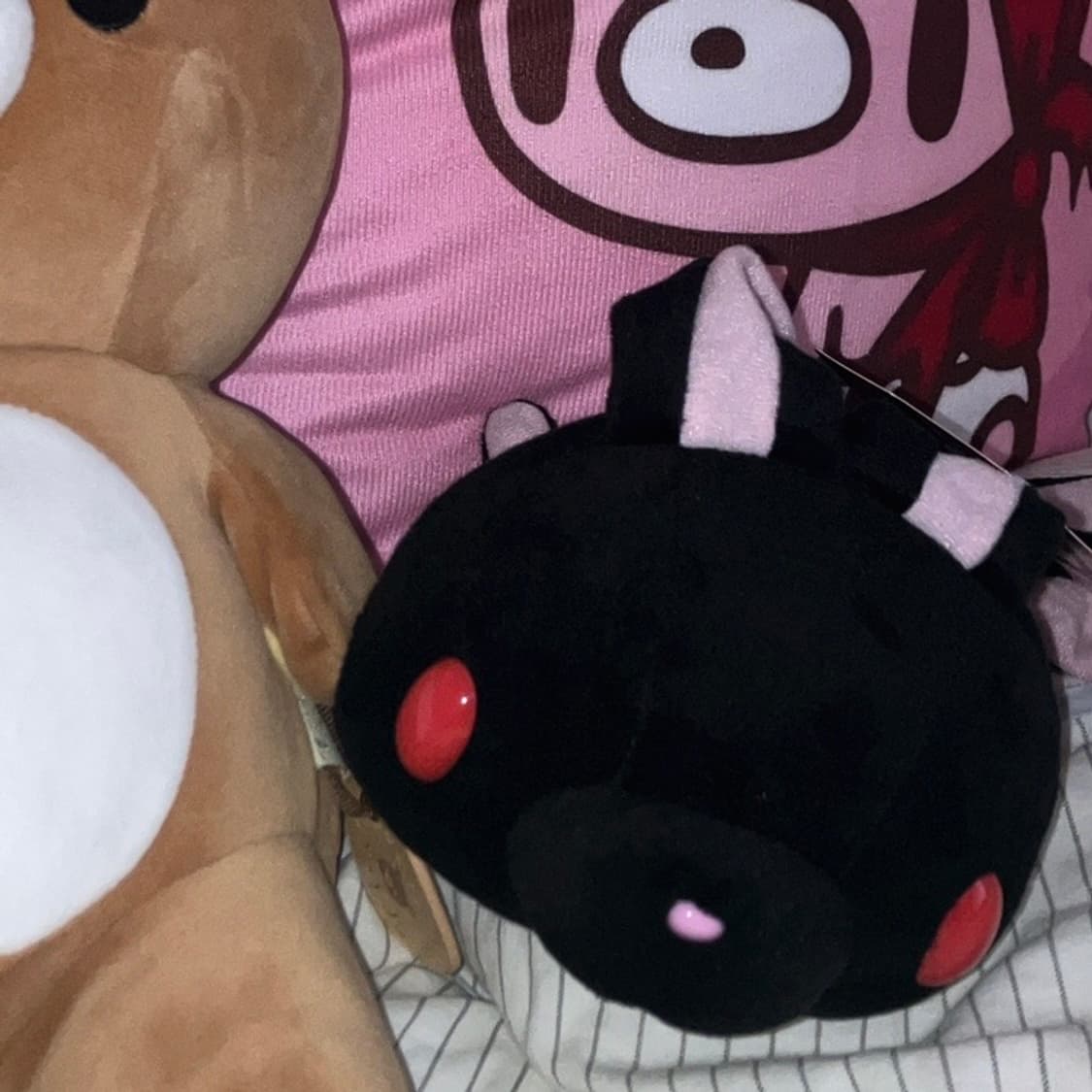 늘어져있는 범용토끼 인형 20cm 블랙 상품이미지2