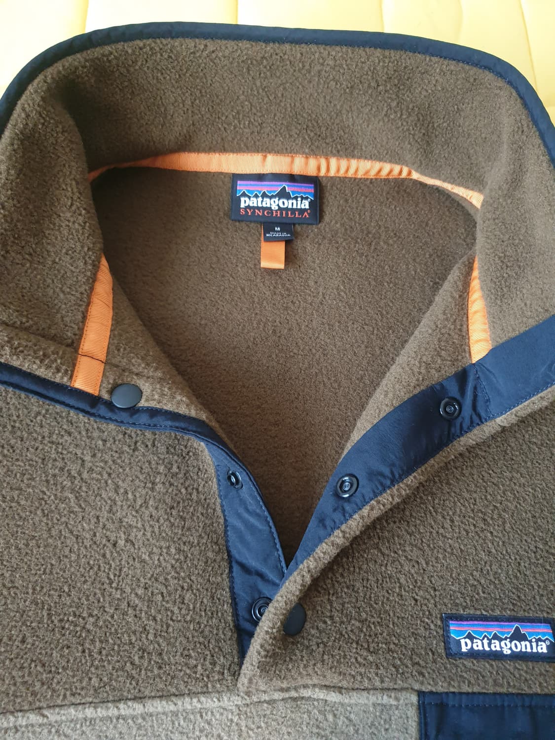 파타고니아 신칠라 스냅티 스웨터 카고그린 색상 M
 상품이미지6