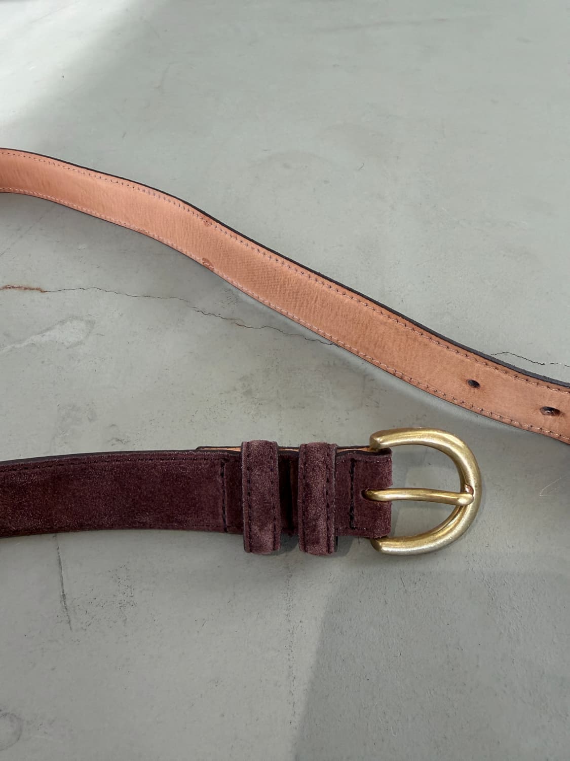 Vintage suede belt 상품이미지2