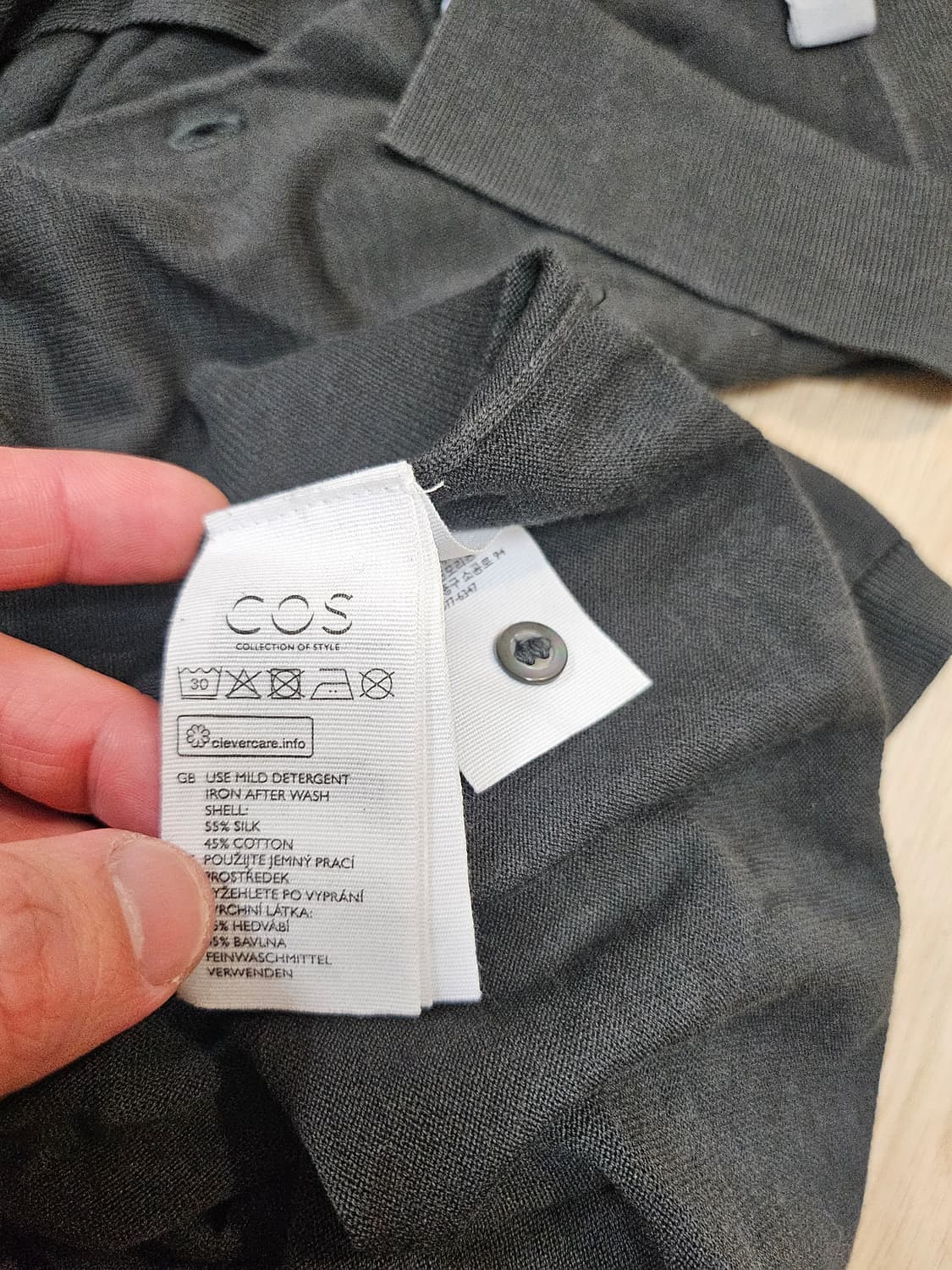 COS 남성 폴로 니트 L 상품이미지2