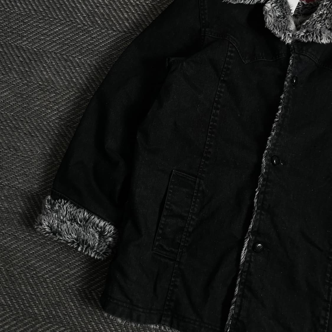 리바이스 레드탭 워크 쉐르파 자켓 블랙y 3644 상품이미지4