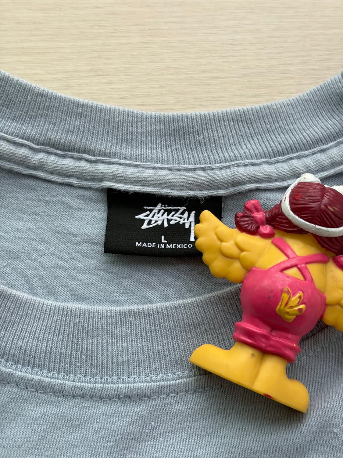 stussy 스투시 크로스 닷 피그먼트 다이드 티셔츠 L (103) 상품이미지6