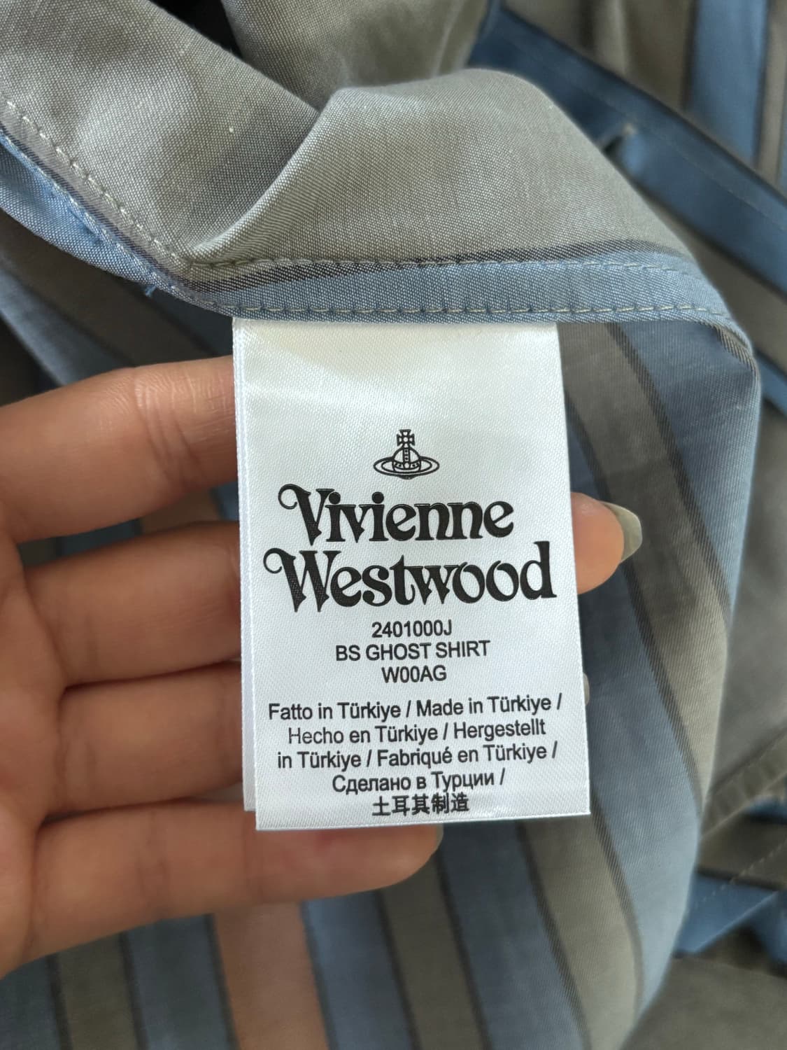 Vivienne Westwood 비비안웨스트우드 고스트 셔츠 AW22 상품이미지8