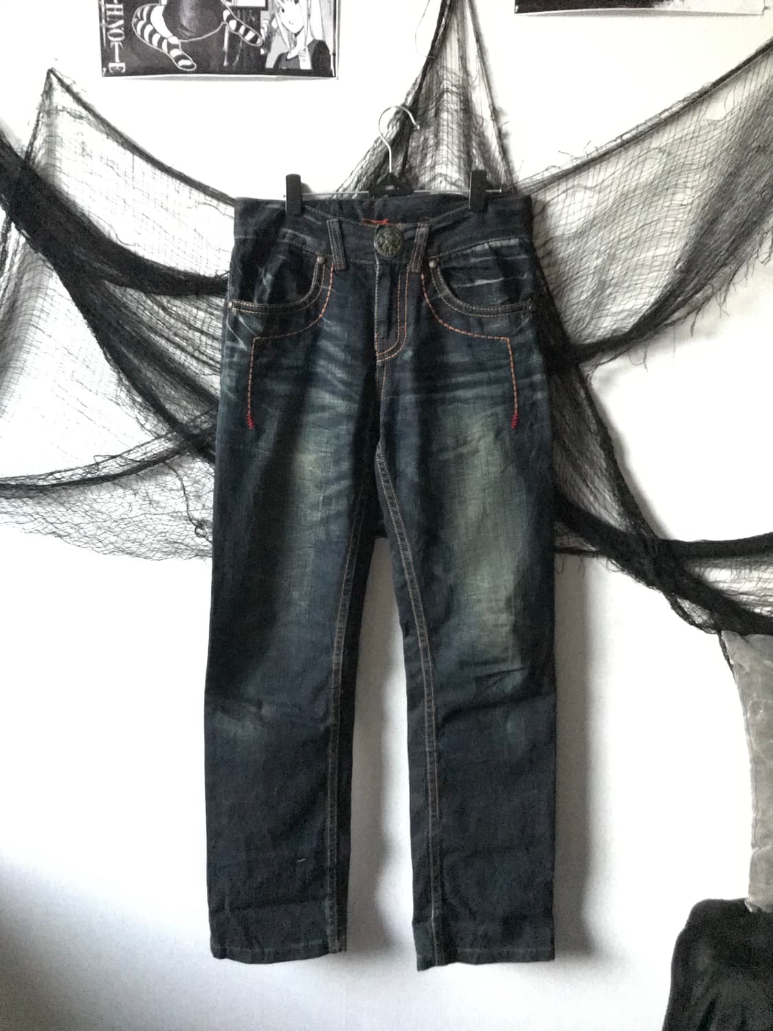 Riobera back patch detail jeans 상품이미지4