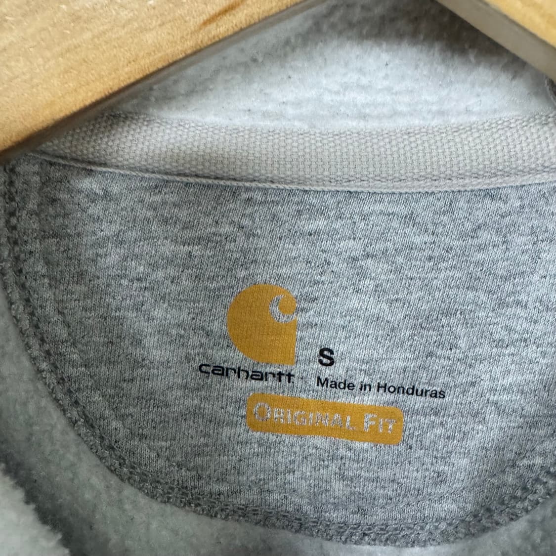 칼하트 로고 후드집업 상품이미지3