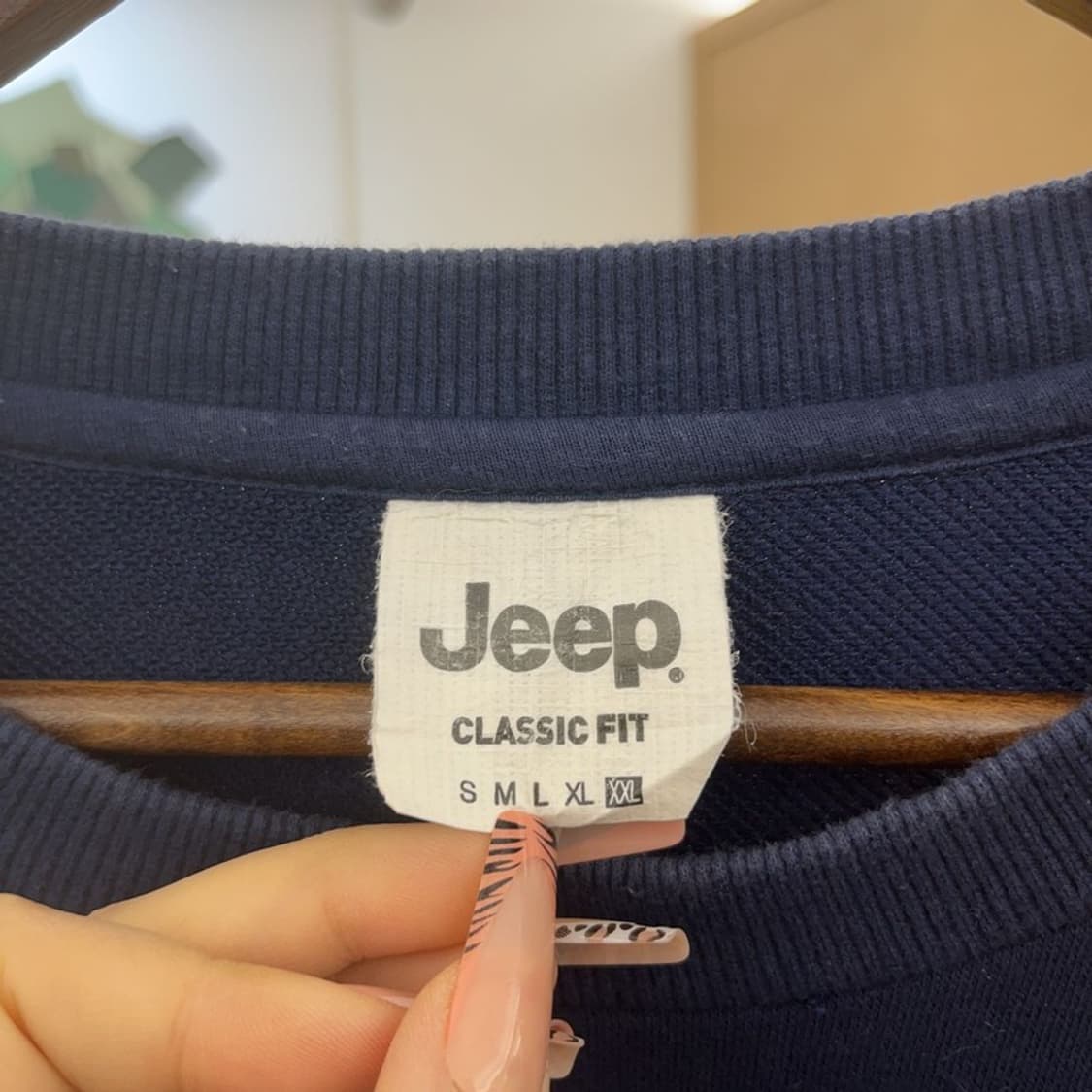 지프 올드스쿨 프린팅로고 빅사이즈 맨투맨 XXL C08209 상품이미지5