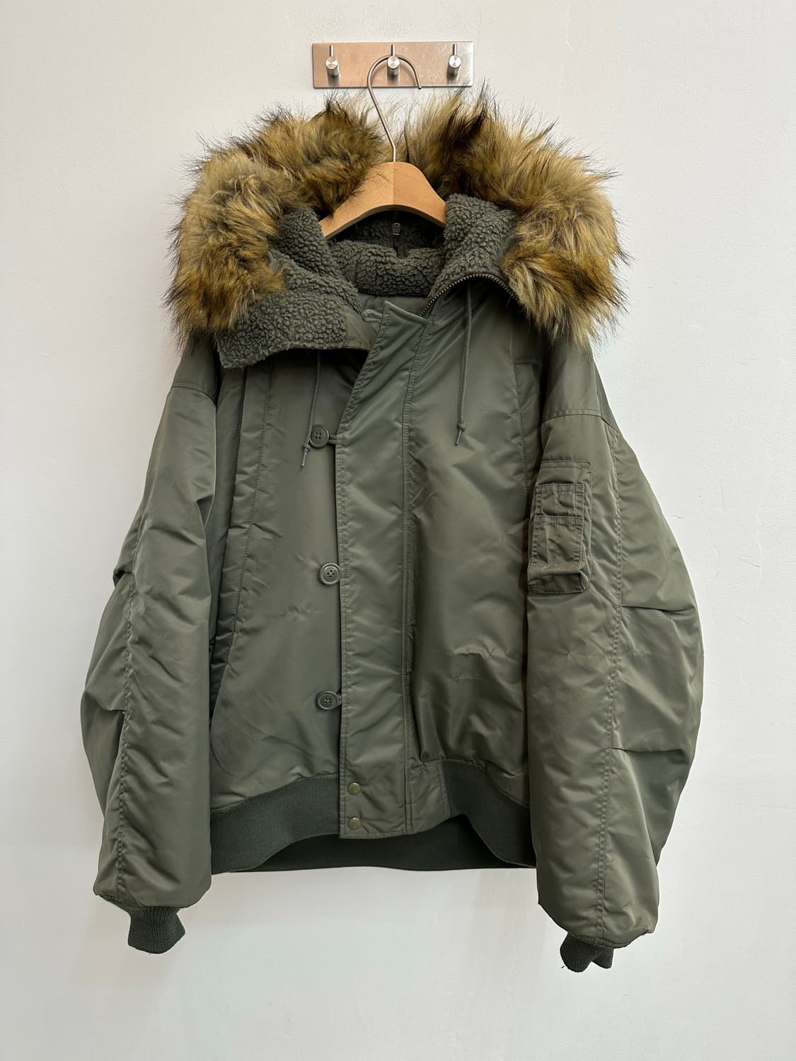 BeAMS 빔즈 N2B N3B 프리마로프트 퍼 항공 점퍼 플라이트 자켓  상품이미지7