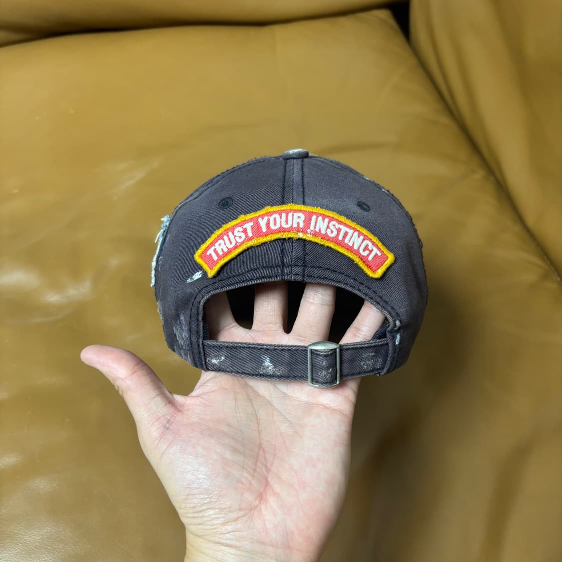 Dsquared2 디스퀘어드 워시드 더티 그레이 6패널 볼캡 모자 상품이미지9