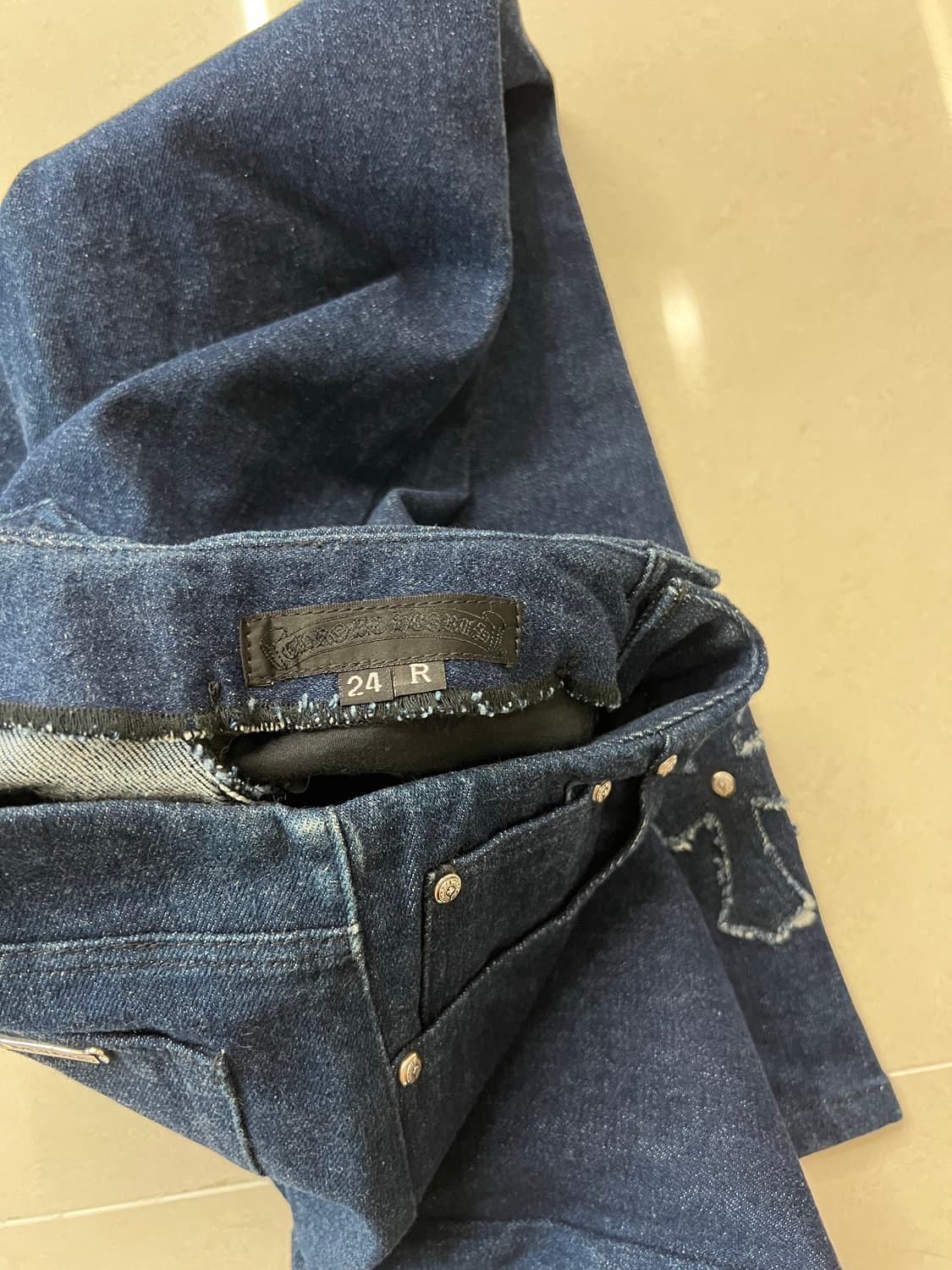 크롬하츠 크로스패치 데님 우먼즈 빈티지 상품이미지8