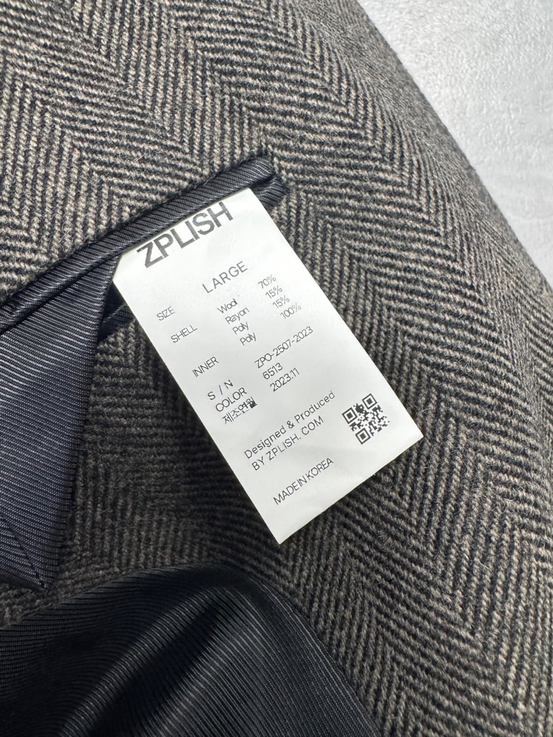 지플리시 헤링본 23FW  상품이미지6